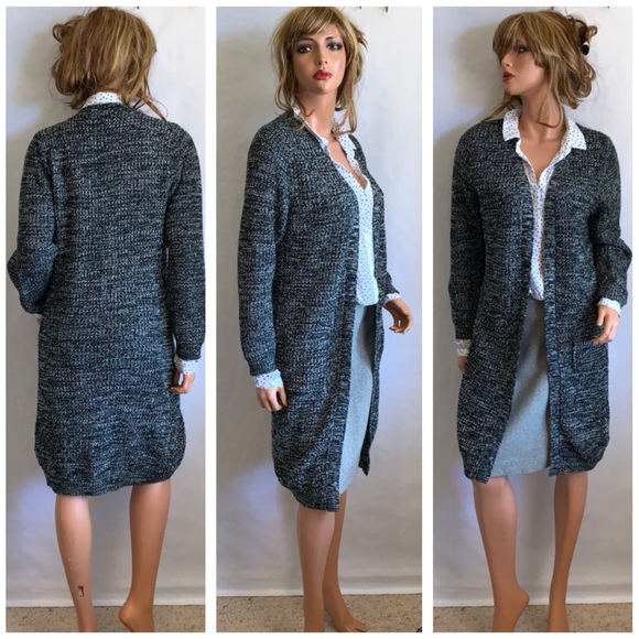 ACTIVE USA Long Open Cardigan Sweater - Picture 2 of 8
